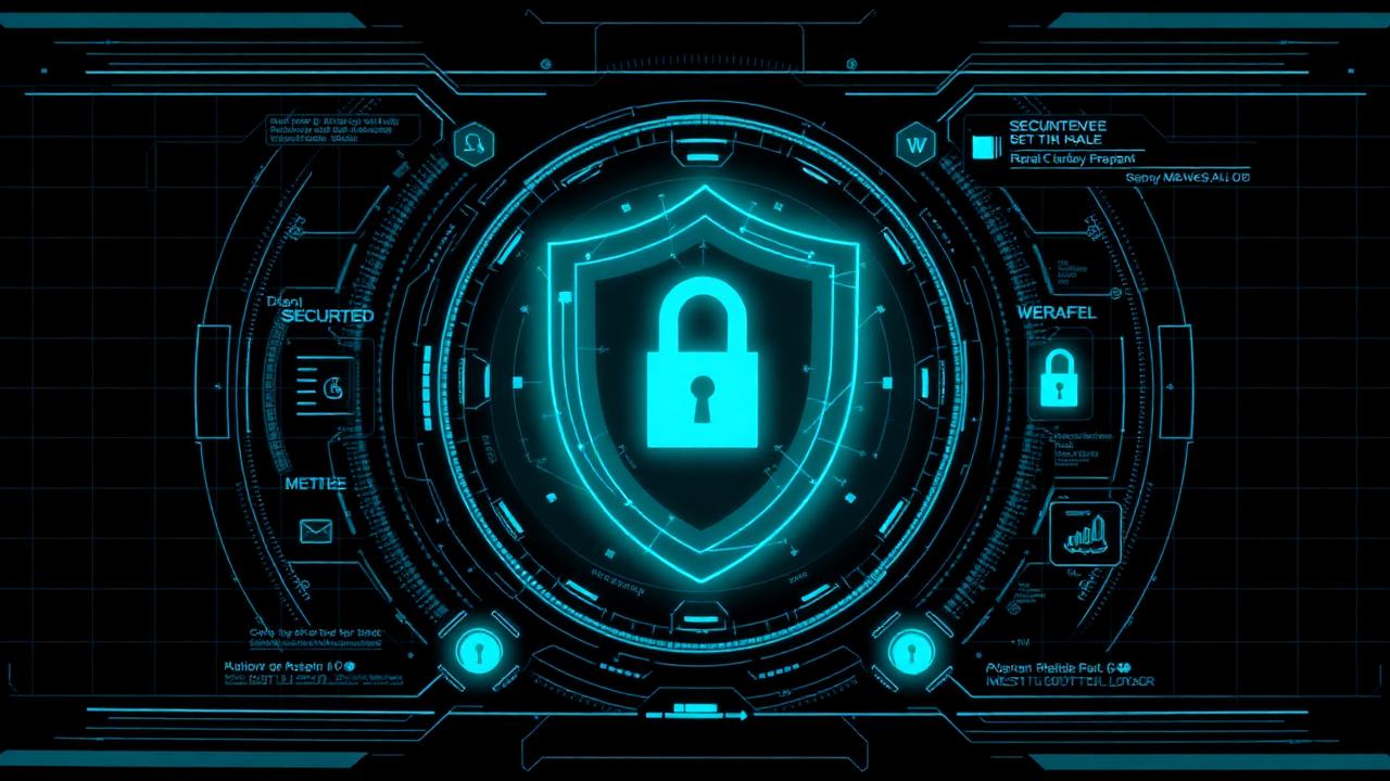 HUD-style shield emblem representing Predara security and data protection